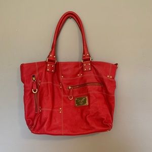 Red large purse